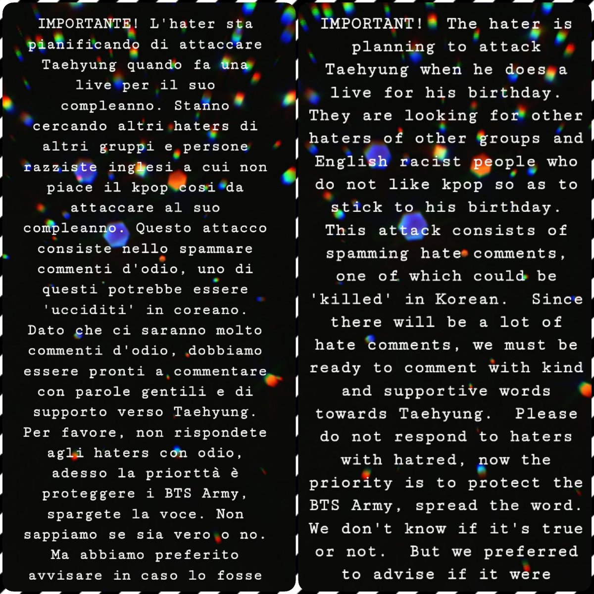 BTSarmy66025193's tweet photo. #lovebts #loveyourhaters #prayfortaehyung #prayforbts #protecttaehyung #protectbts #protectv #savebts #savetaehyung #defendbts #btshaters #haters #racism #korean #suicide #love #protectv #helpmearmy #helpme #armyfighting #btsfighting #fighting https://t.co/cgHmN0zjJ7