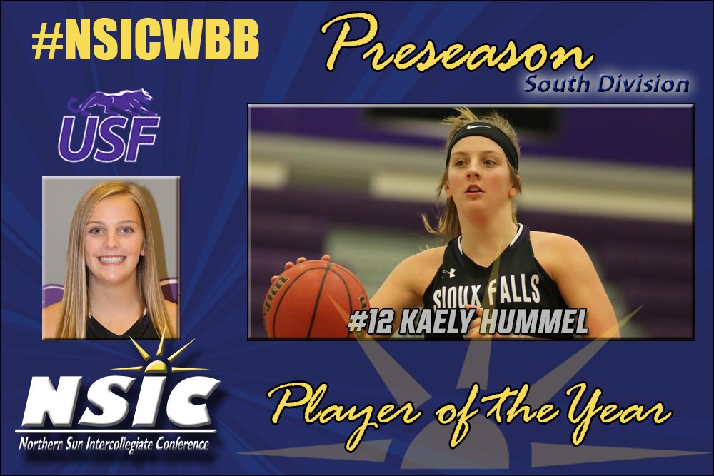 Congrats to #NSICWBB South Division Preseason Player of the Year, Kaely Hummel of @USF_Athletics  

northernsun.org/news/2019/10/1…