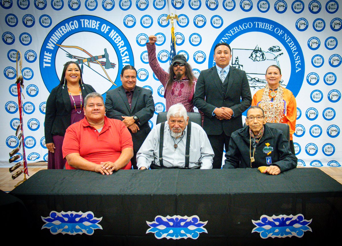 The 2019-20 Winnebago Tribal Council.