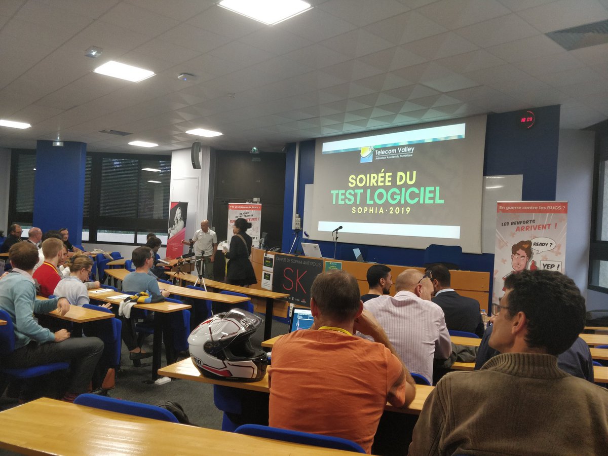 tibohuckert's tweet photo. Soirée du Test Logiciel, c'est parti ! @AXAFrance #AXAGuildeTest @brunopedotti @phgache https://t.co/De17ZQpwEZ
