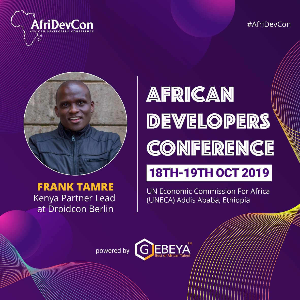 #AfridevCon by @GebeyaTalent in #AddisAbaba is where all roads lead tomorrow and Saturday!
Priviledged to be in a panel to talk about:
Mainstream #technology stacks and trends for #developers
Then a talk on:
oh My Tools!Tools to make your #Android Application Development better!