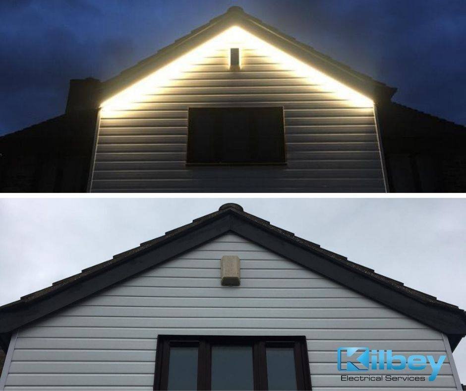 KilbeyElectric's tweet photo. Project undertaken to install external apex lights to a domestic property. 

Great feature to any property providing additional security lighting. 

For a free consultation for domestic or commercial property call: 02085299432.

https://t.co/RMvYDkMnEa https://t.co/mHYo4ER3FN