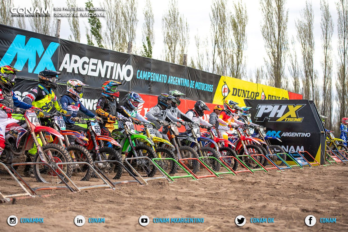 CONAMOK's tweet photo. CAMPEONATO ARGENTINO DE MOTOCROSS 2019
7ma Fecha Circuito MX La Chacra
Colonia 25 de Mayo - Pcia La Pampa
SOMOS EL NACIONAL
Copa Dunlop 2019
Foto: @diegofotocross
SEGUINOS
Instagram: @conammx
Youtube: /CONAM MXArgentino
#somoselnacional
#motocross
#mxargentino
#conam
#greenfim https://t.co/uiu3L2kmZq