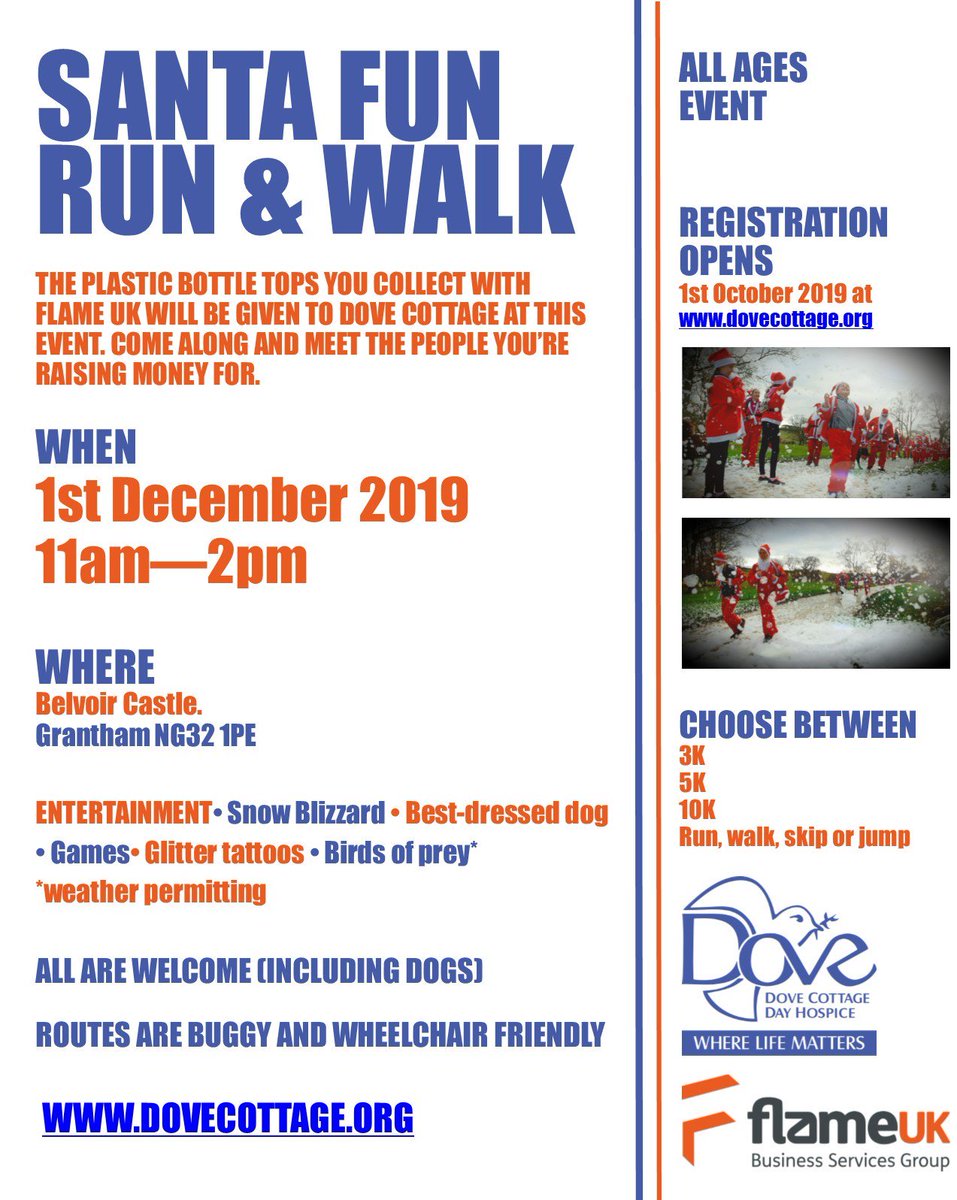 Flame UK (@flameuk_) on Twitter photo The Flame UK team have signed up to take part in the #SantaFunRun for <a href="/DoveCottageHosp/">Dove Cottage Hospice</a>, will you be joining us? The Flame UK team have signed up to take part in the #SantaFunRun for <a href="/DoveCottageHosp/">Dove Cottage Hospice</a>, will you be joining us?