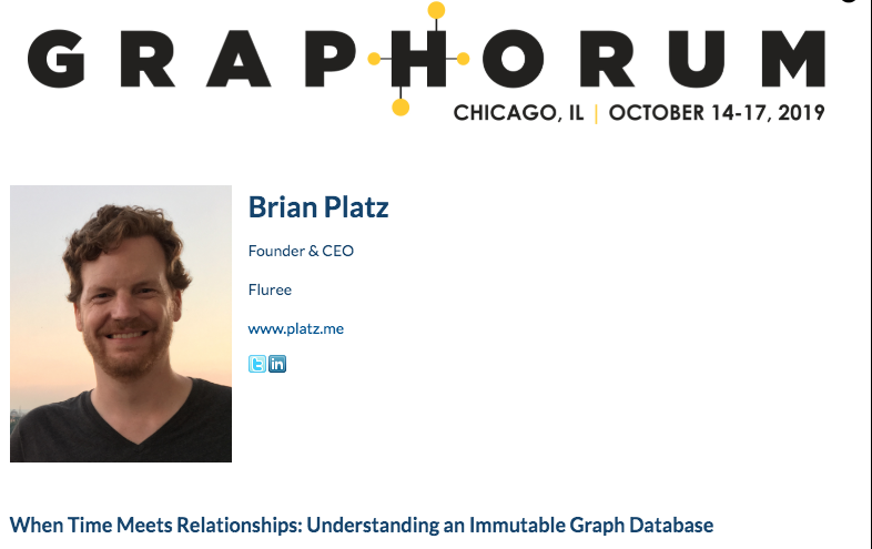 FlureePBC's tweet photo. If you are attending #graphorum, be sure to catch @bplatz's session on: "When Time Meets Relationships: Understanding an Immutable Graph Database" at 11am. 

@Dataversity #Graph #graphDB #semanticweb #web3 

https://t.co/rEpht8i53D https://t.co/Q4nhUvfZZA