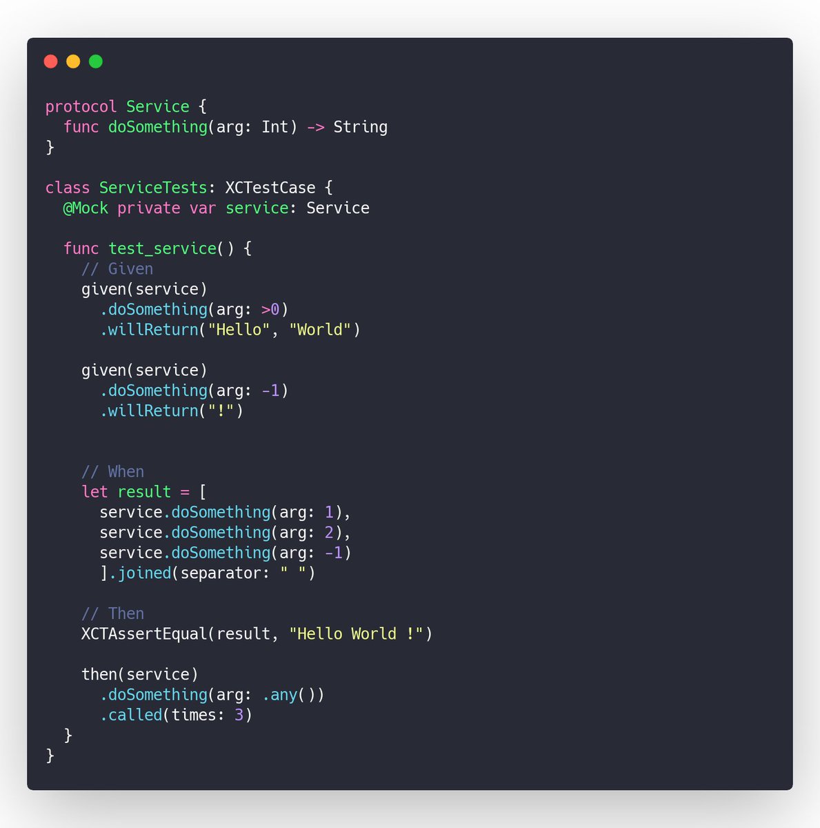 JordhanLeoture's tweet image. "Hello World !" from MockSwift 👋 
github.com/leoture/MockSw…
#SwiftLang #SwiftPackageManager
