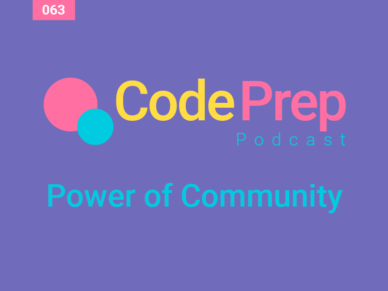 codeprepio's tweet image. Bonus Episode! @ValarieRegas & @ratracegrad , your co-hosts in crime, value community more than words can express... but in this one, we try to say it anyway! Join us to learn how you can get involved with, and benefit from, the tech community. Enjoy! buff.ly/2VGwFx3