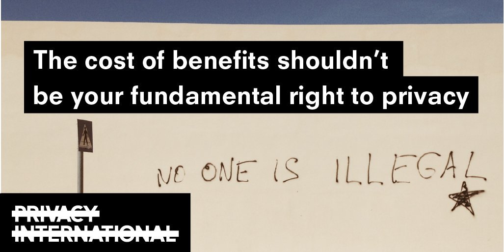 NEW! We are launching a series on surveillance and welfare systems. 
Read our press release: privacyinternational.org/press-release/…
Exclusive research on the Aspen card:  privacyinternational.org/long-read/3259…
Our research framework: privacyinternational.org/researching-so…