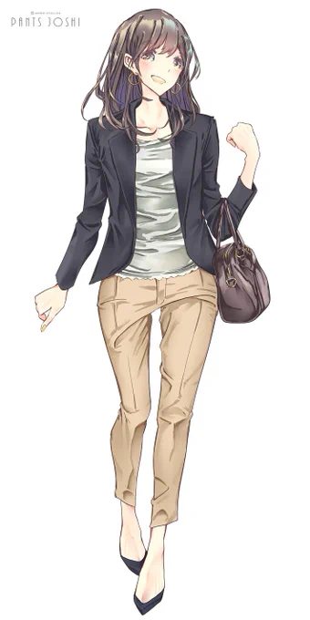 OLさんの何気ない通勤姿がとにかく好き。 