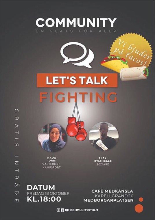 IMORRN KL 18 I CAFÉ MEDKÄNSLA (MEDIS) BE THEERE &amp; DELA DELA     LET’S TALK - FIGHTING 👊💥
