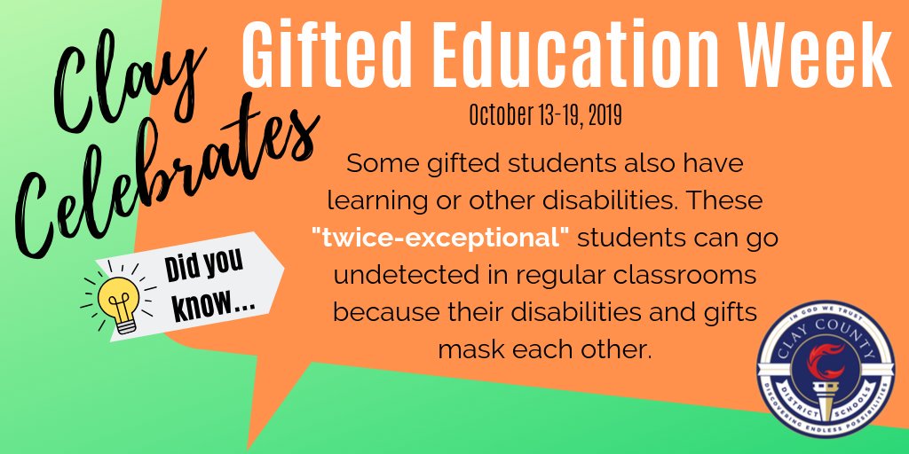 oneclayschools's tweet photo. #GiftedEducationWeek https://t.co/5at8NFe7oz