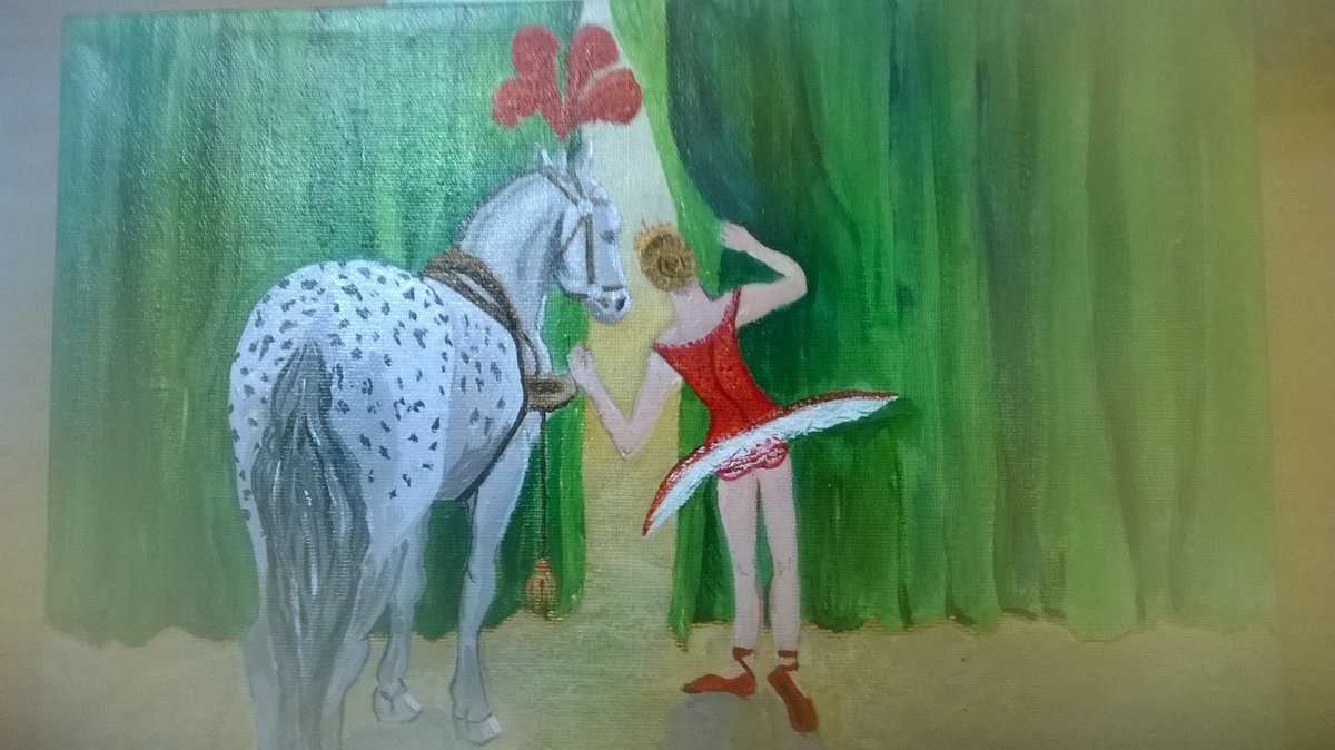 Here is one of the four images you can vote for in this years arts trail!

Josa Regan - First Time Nerves. This piece was voted the most popular at the Manor House Museum. To vote for this piece or any of the others in the trail please click on the link discoversandwell.co.uk/artstrailvote