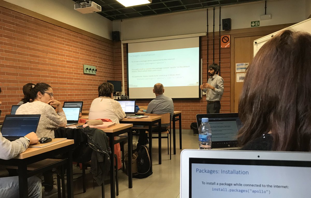 Today David Palma <a href="/CmcLeeds/">Choice Modelling Centre (CMC)</a> <a href="/ITSLeeds/">Institute for Transport Studies at Leeds</a> running a course on much awaited package #Apollo in #MNL organised by Petr Mariel <a href="/upvehu/">UPV/EHU</a> #Bilbao #Spain. It came at right time of my #PhDthesis!