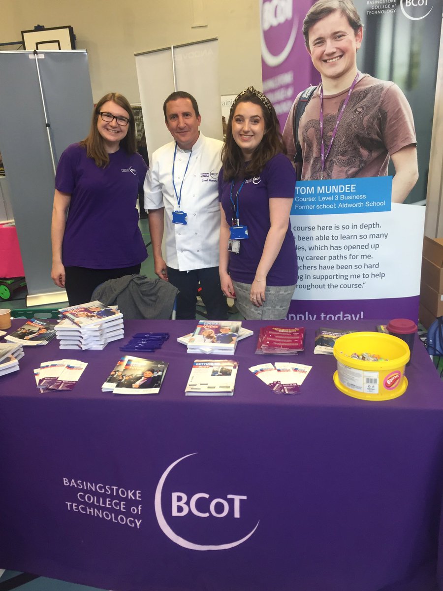 Thank you to <a href="/bcot/">Basingstoke College of Technology</a> for attending our Careers Fair and especially for the iced buns 😋 #careers #schoollife <a href="/CareersJh/">JHCareers</a>