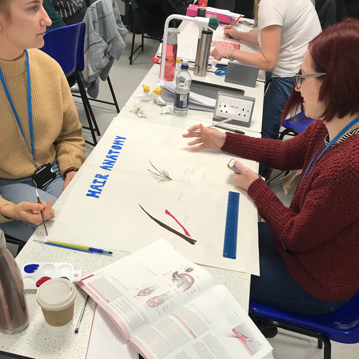 RHC_VetNursing's tweet photo. Todays interactive approach to learning about anatomy for our First Year L3 Vet Nursing students π§ π¦΄ποΈ #ReaseheathVetNursing https://t.co/PAUQJweHu5