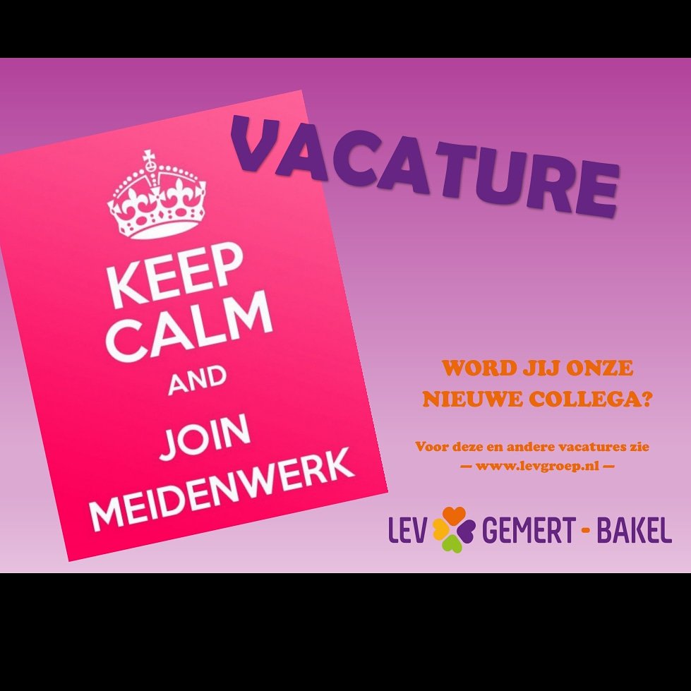CentrumWalsberg's tweet photo. #vacature #meidenwerk #jongerenwerker #woensdag https://t.co/ZMewWMY8a9