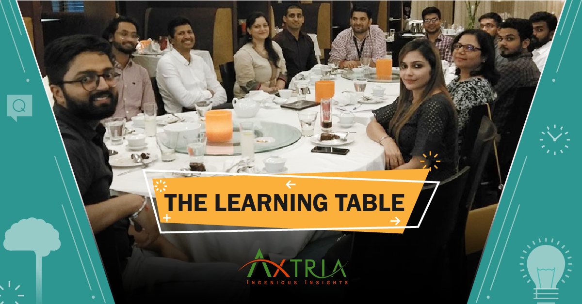Axtria's tweet image. Delectable food, great fun, and engaging conversations over a Dinner with Manish, Managing Partner and India Head, @Axtria. ‘The Learning Table’ is an awesome initiative that helps Associates connect with Leaders. #learningtable
#Axtria #leadershipconnect