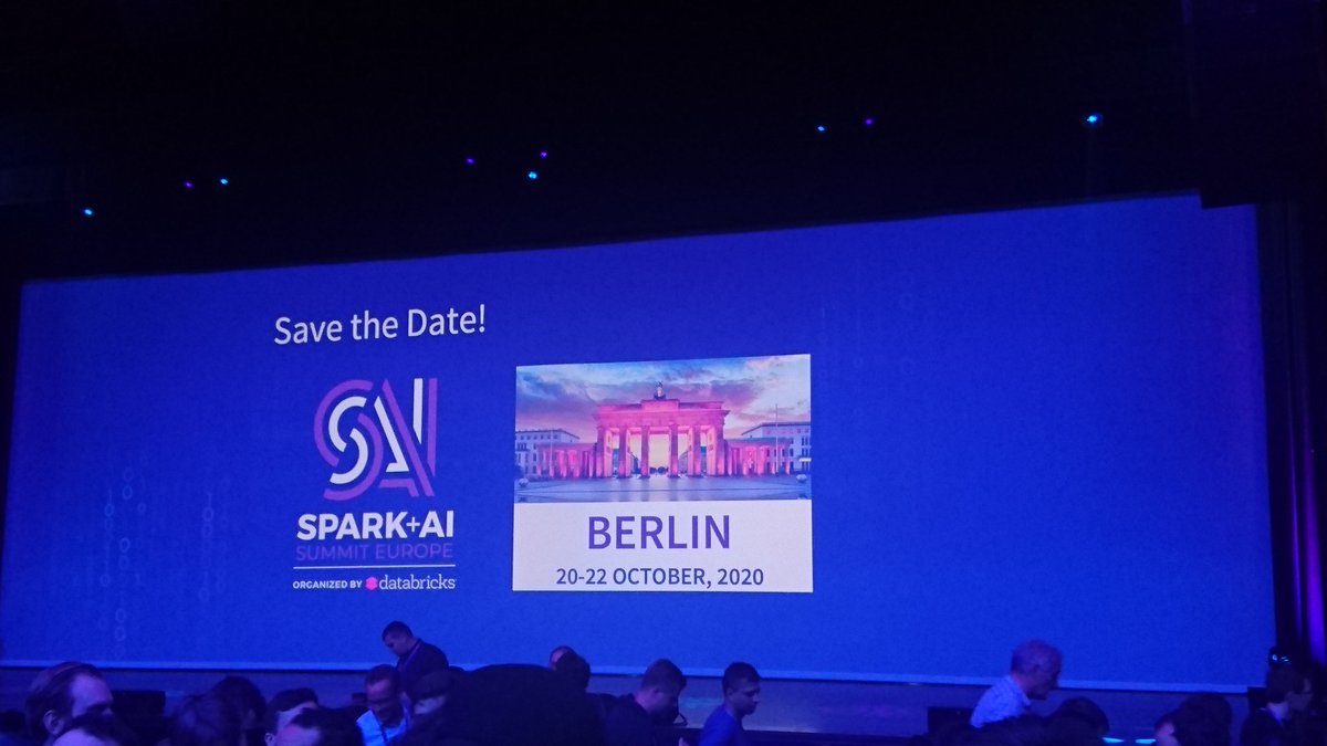 raspberry1123's tweet image. 来年のSpark + AI Summit Europeはベルリン
#SparkAISummit