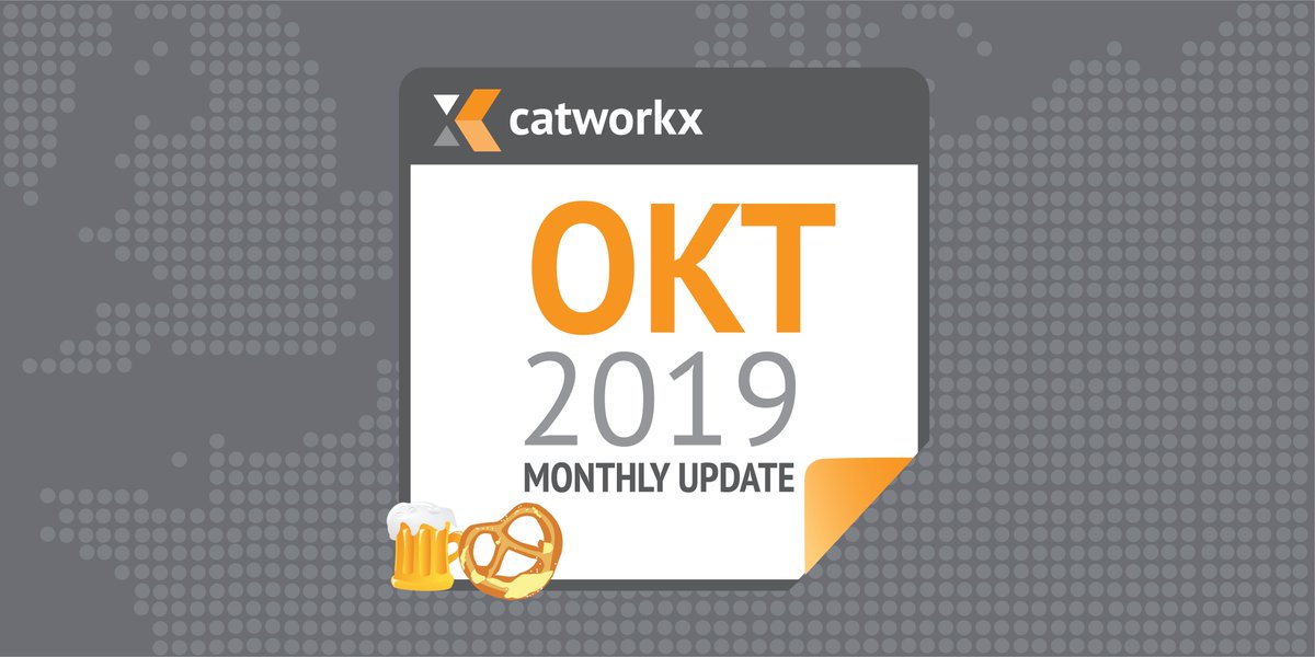catworkx's tweet photo. Im diesem Herbst glänzen viele Termine im catworkx-Eventkalender: das kostenfreie #CASV2019 (26.11.), der #DWSC2019 von Partner @communardo (13.11.) und der itSMF Jahreskongress (03. und 04.12.). Neu: das SAFe® Scrum Master-Training. https://t.co/bANzSnqYJo #catworkxMonthlyUpdate https://t.co/YkVUIuYYhA
