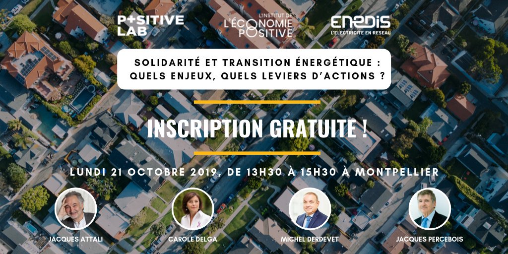 PositiveEco's tweet image. [Invitation Positive Lab]
Vous souhaitez en apprendre plus sur les solutions concrètes permettant de répondre aux enjeux de la transition énergétique ?✅
👉 Inscription : positivelab@positiveplanet.ngo
#PositiveLab créé en partenariat avec @enedis à #Montpellier 
#ActForPositive