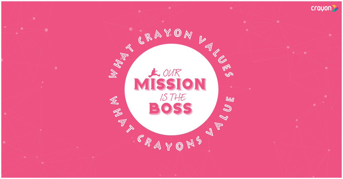 CrayonBigData's tweet photo. "With the right #people, #culture, and #values, you can accomplish great things." - Tricia Griffith
Here's the first on our list of #CrayonValues that drives us to become the best at what we do!
#TalentThursday #Mission #WhatWrValue #TalentedTangrams #TeamCrayon https://t.co/bN8tIYKcD3