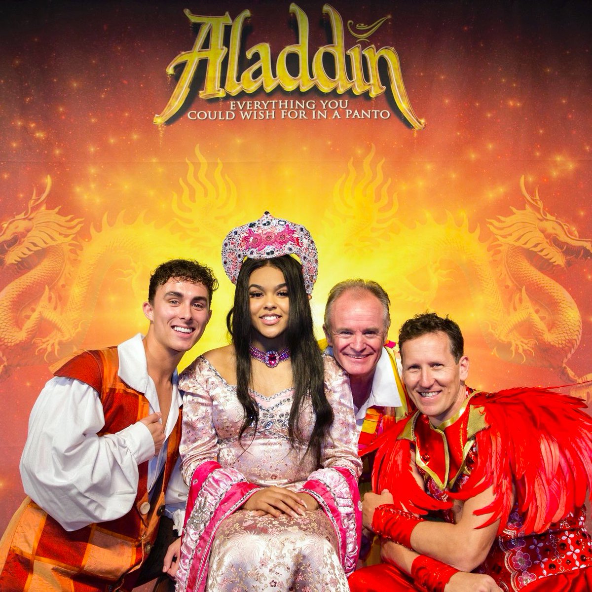 pearcebarron's tweet photo. Super excited to announce I will be playing ALADDIN this Christmas at @WokingTheatre from 7th December 2019 to 5th January 2020! 🧞♂️
Here’s a photo from our press launch a couple of week ago. Hope to see as many familiar faces in the audience as possible
#ItsPantoTime https://t.co/Sa379vWzBo