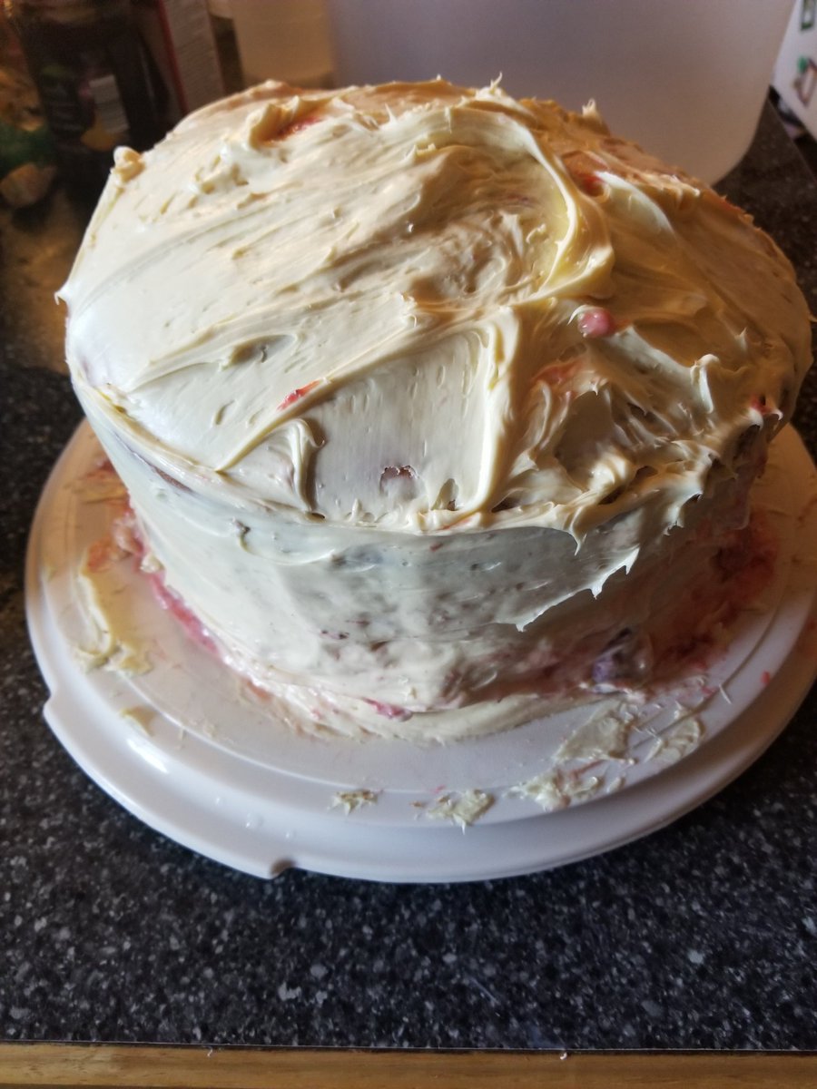 MyLifeAndCoding's tweet image. I think that if I wasn't a programmer, I would probably be a chef. However, many cakes that look like this and I would likely go hungry. At least the strawberry compote I made to go with it was tasty...