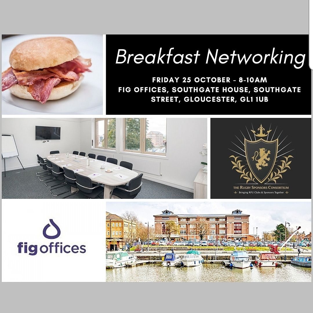 Next week, @Rsc_sponsors are hosting a breakfast networking event at our #Gloucester offices. Come meet like minded businesses, and find out how the RSC is helping grass roots Rugby and Businesses work together. 

Tickets are available here ---&gt; thersc.org/event/breakfas…