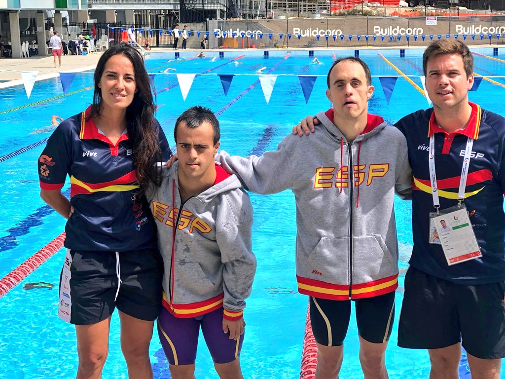 Fin del Mundial con nuestros #CampeonesDelMundo,de #ADAPEI Asprona @Fecaminclusivo.
#LuisSerrano 3 oros y una plata y otros 4 oros en relevos.
#EloyMolina,Oro  y Récord y 3 oros relevos.
Enhorabuena Luis, Eloy y entrenadores #JuanCarlos y #Veronica.
 ¡Orgullosos de vosotros! 👏👏