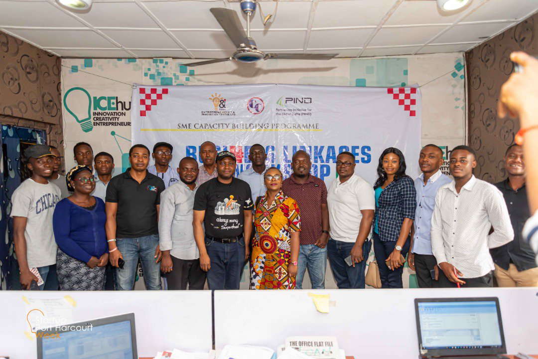 startupphweek's tweet photo. Second day of our Pre-Conference Innovation Tour and we visited ICE Hub at 30a Trans-Woji Road, Port Harcourt. The Tour is to celebrate spaces that add value to Port Harcourt's digital and creative economy. 

#Oil2Tech #TheFutureIsTech #StartupPortHarcourt #icehub https://t.co/y3NKcH56Cr