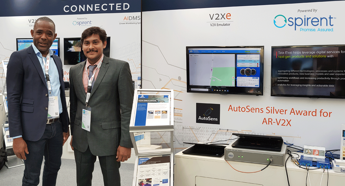 Spirent's tweet photo. Thanks for checking your #V2X applications with our equipment at recent ELIV 2019 @VDI_Tagungen in Bonn. Learn more about testing real-world traffic scenarios in the lab at https://t.co/HXRrhHuk7H.
#simulationtesting #performancetesting https://t.co/gFy7xPlyiw