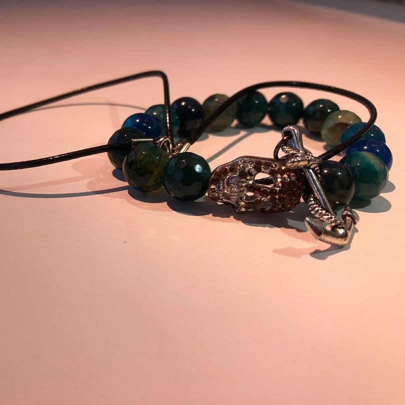 EccentricStones's tweet photo. We cant control the winds we just adjust the sails . Refuse to sink, there's more to life!!⚓💚 Get these beauties . Bracelet available in various colours. 
#somethingbigiscoming https://t.co/0szeUy3E6U