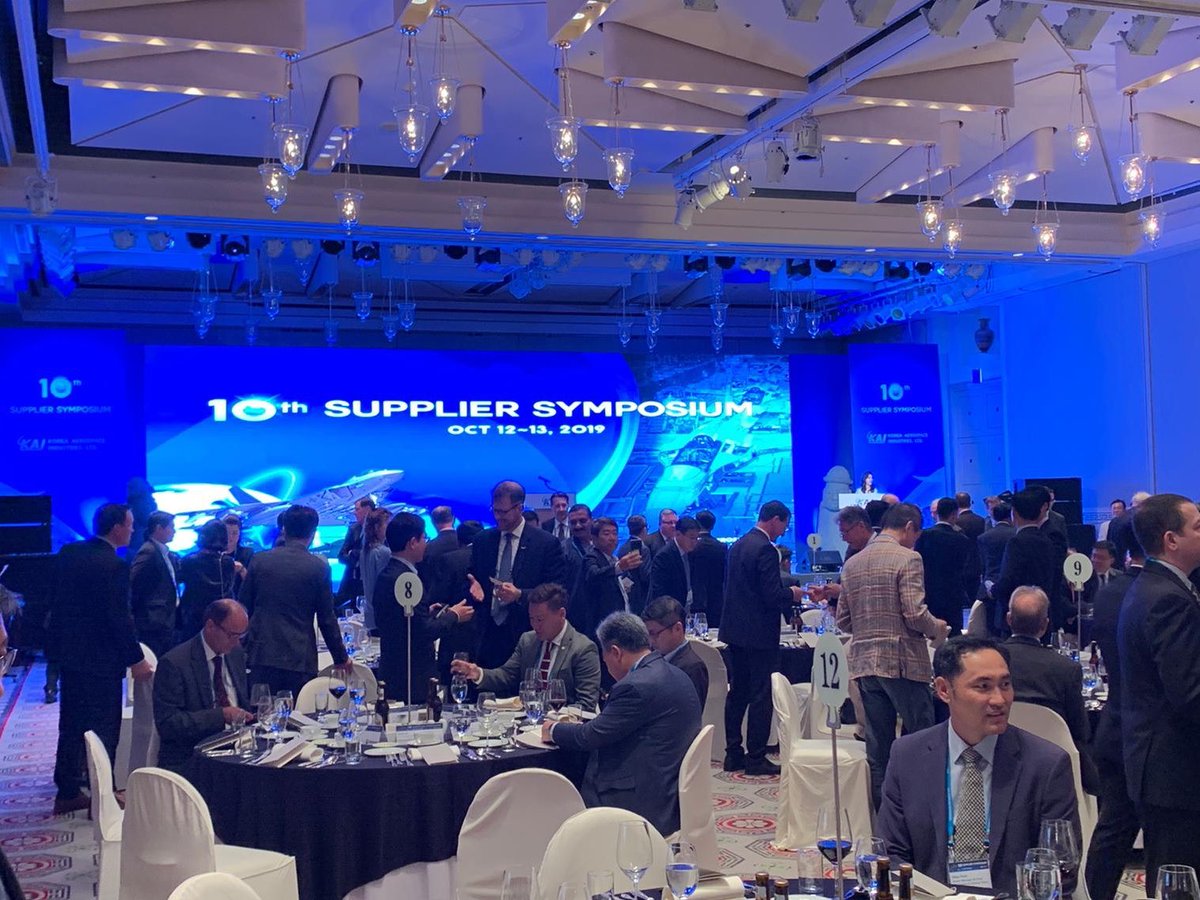 Continuing the #Asia leadership tour this week with the KAI (#KoreanAerospaceIndustries) 10th Supplier Symposium - thank you for a fantastic event!