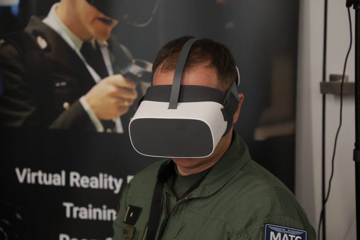 rivr_uk's tweet photo. It's great to be at Milsim 2019 in the Czech Republic with Clarion Events as their #technology partner. 

We have also had @RealityCapture_ showing off RiVR investigate on HTC Vive 

#milsim #czechrepublic #bohemia #vbs  #vrtraining #photogrammetry #digitaltwin #realitycapture https://t.co/RAzBh1oM2N
