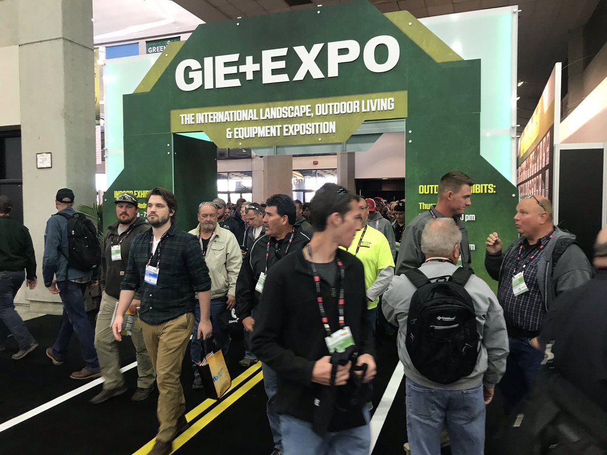 DaveLoecke's tweet photo. GIE in Louisville is on!  Stop by the PBI-Gordon booth and let’s kick around what’s new. We have a great story to tell!  Ask us about VEXIS Herbicide! @PBIGordonTurf @brettrieck33 @KcObermann @PeterLangePBI https://t.co/VlWNR1dLpC