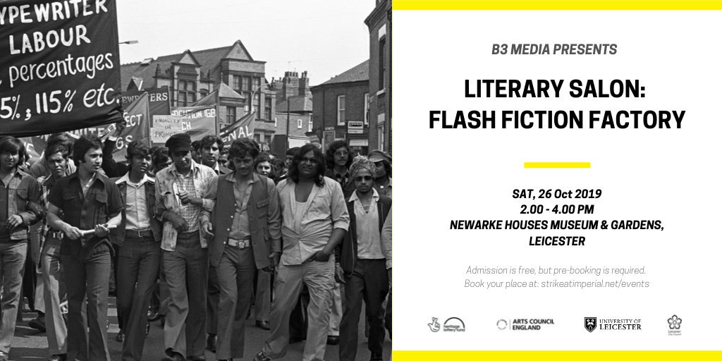 Imperial_Strike's tweet photo. TOMORROW! Sharpen your creative writing skills at our Flash Fiction Factory - our free workshop will guide you through the process and ethics of writing historical stories. You'll also leave with several pieces of experimental flash fiction! Sign up here: https://t.co/YMBGlRPkN2 https://t.co/gIF3bEhwjm