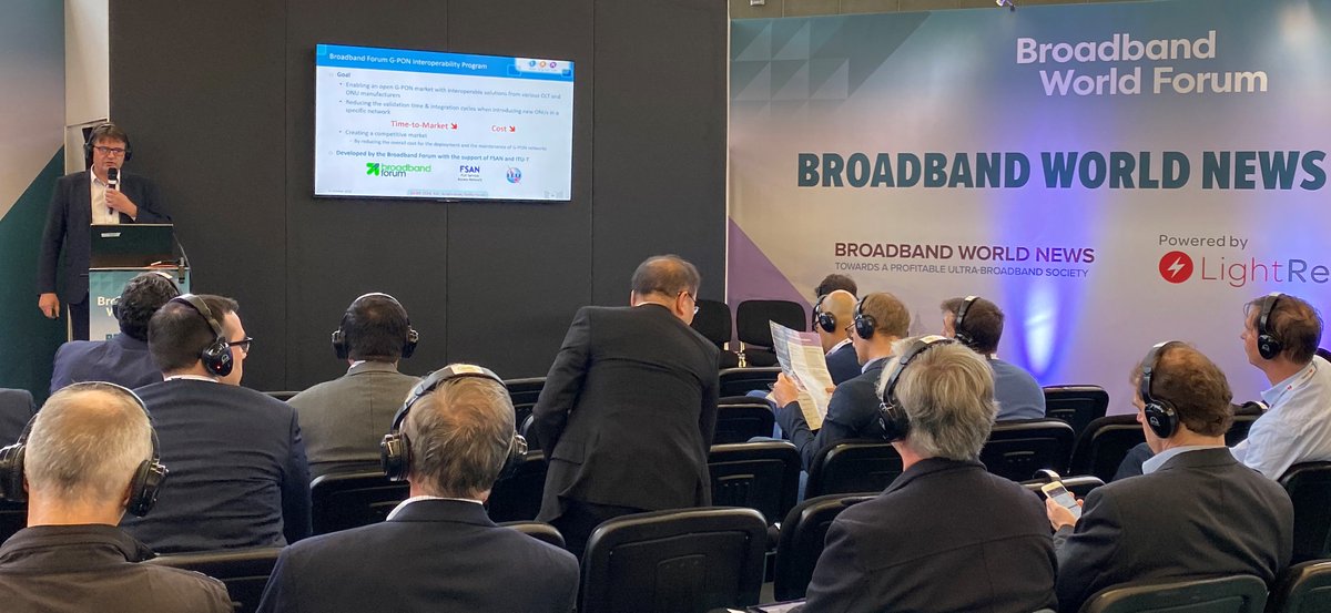 Laboratoire_LAN's tweet photo. XGS-PON was highly represented at the #BBWF this week! Thierry Doligez, Director of LAN, highlighted the new evolution of the BBF.247 certification program covering XGS-PON and the latest requirements from PON Network Operators! @Broadband_Forum https://t.co/4Ew71h2MDi
