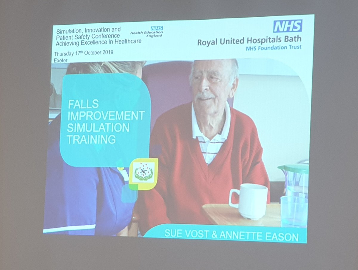 #HEESWSimCon2019
Great presentation on #fallssim @RUHBath
#ABCDE
#SBAR
@NHSHEE_SWest funded project