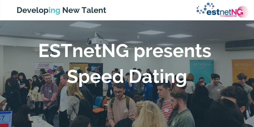 TechnologyConnx's tweet image. Meet some of south Wales' best new tech talent at ESTnetNG Speed Dating, a unique, fast-paced event at @CardiffUni School of Computer Science & Informatics on 13 November bit.ly/2phTavZ
