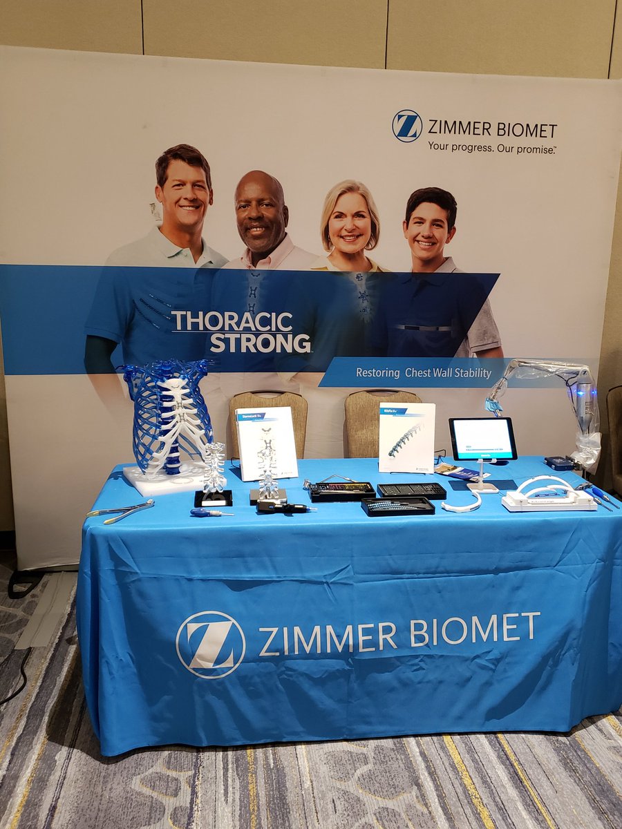 MTrupkovich's tweet photo. Kicking off a great Eastern Cardiothoracic Surgical Society meeting ... come by the booth and let's talk about stability, data, and how we can be of service. #sternalock
 #sternalockblu #ribfixblu #ribfixadvantage #zbthoracic #zimmerbiomet #ectss #ectss2019 @ECTSS_CTsurg https://t.co/o4XkSTe9ed