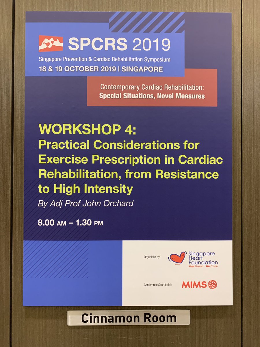 TJ_Yeo's tweet image. All set for #SPCRS2019 tomorrow! Are you?@PaulDendale @sherrylgrace @RobynDGallagher @DrJohnOrchard @jessicajorchard @heartSG 
#interactiveworkshop #cardiacrehab
