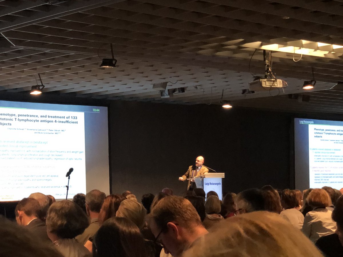 Outstanding lecture from Luigi Daniele Notarangelo on #PrecisionMedicine  for #primaryimmunodeficiencies  #PAAM2019