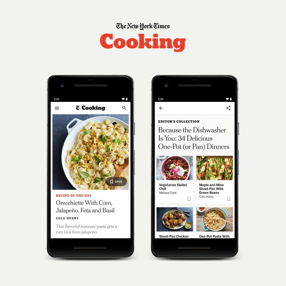 You butter believe it: the NYT Cooking app for Android smartphones is now available for download in the <a href="/GooglePlay/">Google Play</a> Store. bit.ly/2qhAnBy