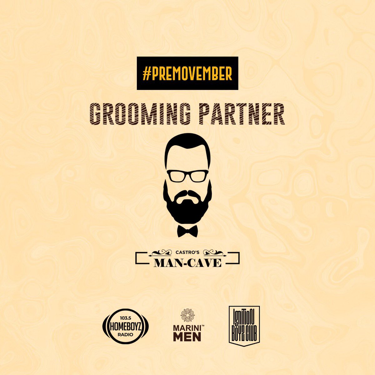 HomeboyzRadio's tweet photo. This October, we are giving one lucky member of the OfficialBoyz Club a makeover in partnership with Marini Men
Nominate & post a pic of your boy who urgently it & ignition boyz club & Marini Men watamsaidia kupiga look Use the hashtag #PreMovember #MariniMen #IgnitionBoyzClub https://t.co/htuKv8KG0D