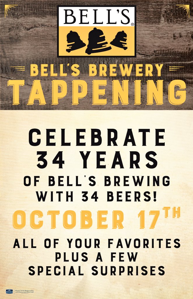 Tonight is the night. Be there or be square. <a href="/PintRoomCarmel/">The Pint Room Carmel</a> <a href="/BellsBrewery/">Bell's Brewery</a>