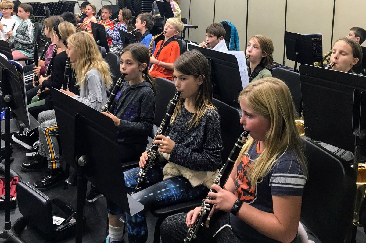 Spotlight on our clarinet section! #wal109 #dps109