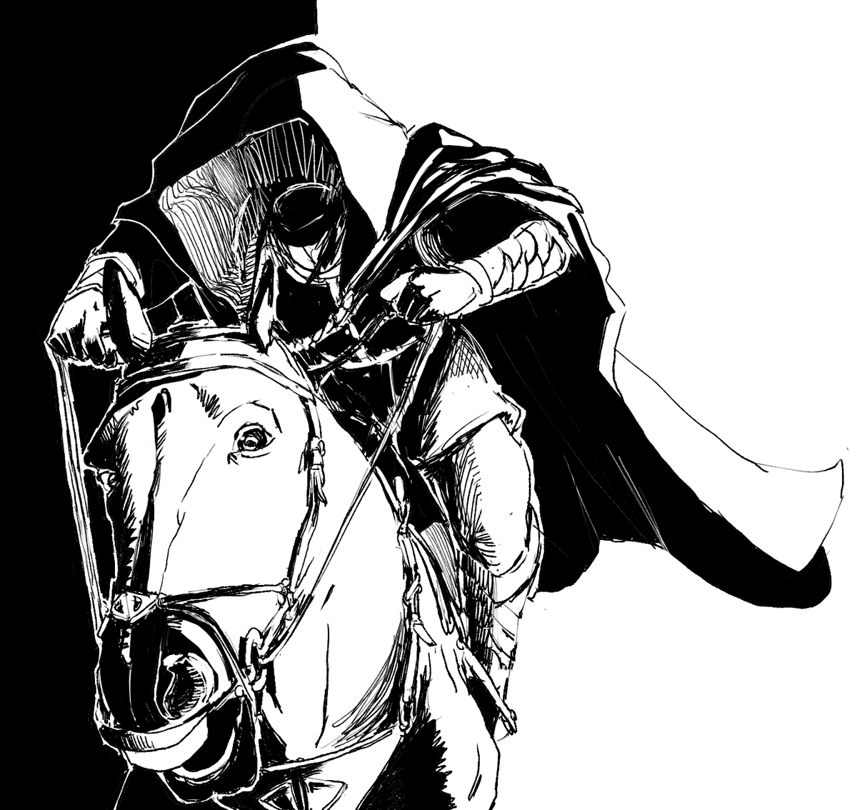 Tatara_Tarou's tweet photo. Day 16-Wild
#Khamul having a wild ride
#inktober2019 #inktober2019day16 https://t.co/dstPMNJwqC