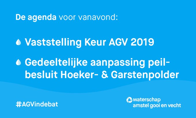 Volg #AGVindebat vanaf 19:30 uur via de livestream: https://t.co/LEeQONZMFy
#Keur? Ieder waterschap heeft eigen regels voor het water en de dijken. Deze regels heten de Keur 👉 https://t.co/jh0wmSxnlb