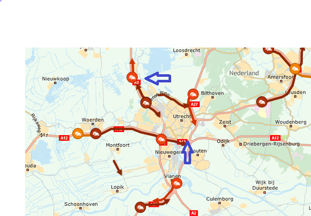 A2 To Amsterdam Close To Breukelen After Accident With Ghost