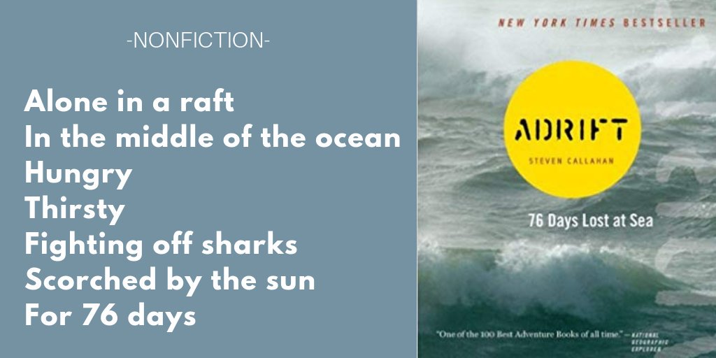 FHSeaglelibrary's tweet photo. Can you survive being Adrift? Check it out @fhseaglelibrary @fhseaglesnest #read #fhsfavs #fhsreads #fhslibrary https://t.co/O4qtd5T0uz